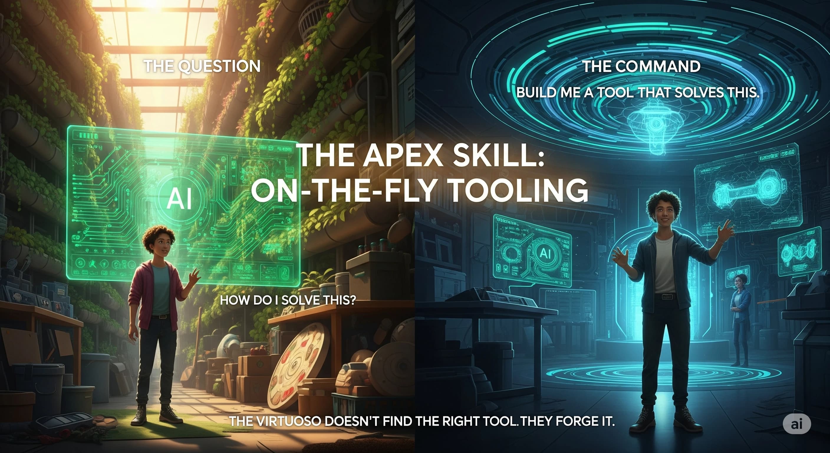 The Apex Skill: On-the-Fly Tooling