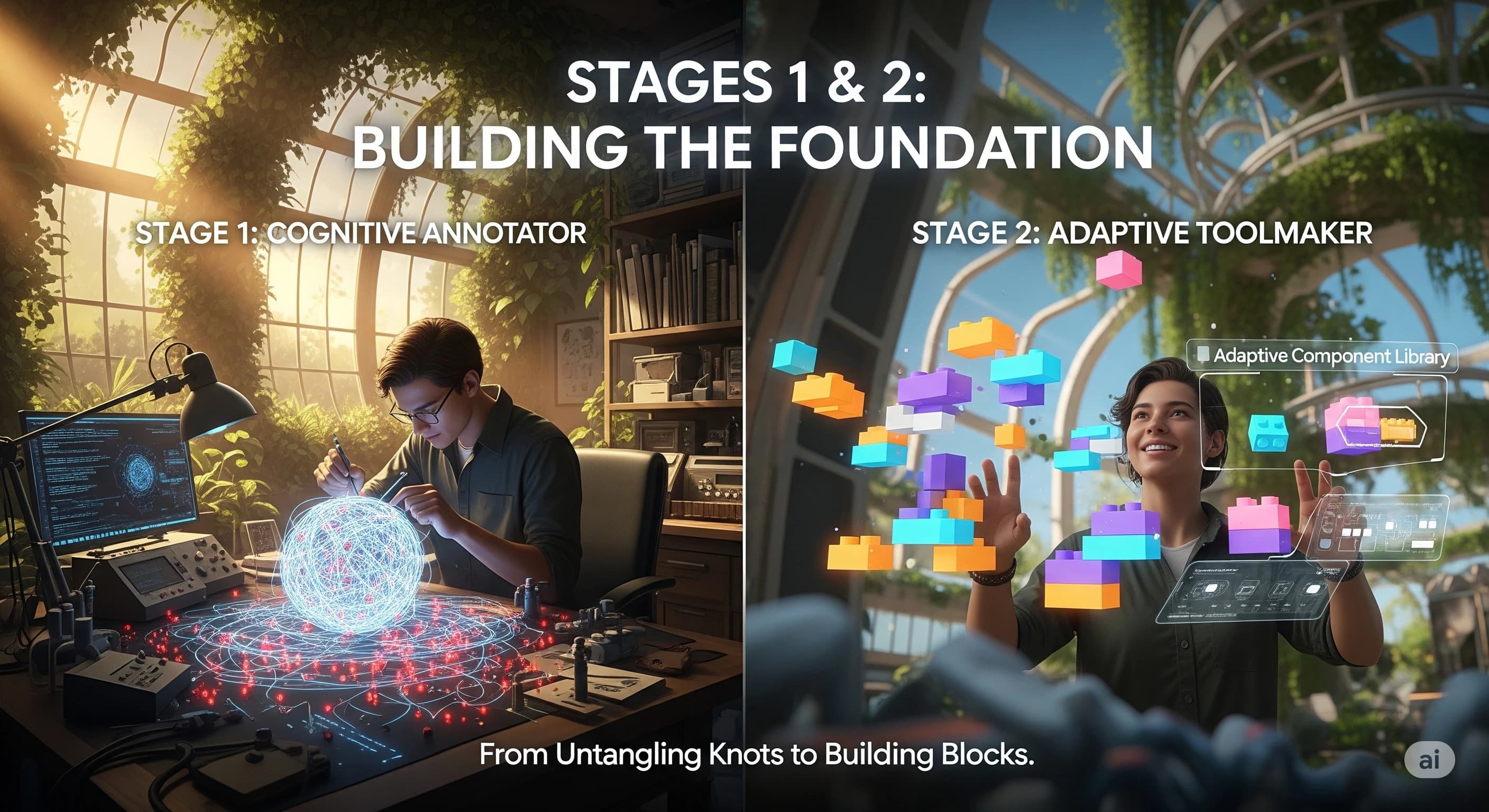 Stages 1 & 2: The Annotator and The Toolmaker